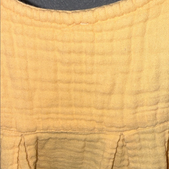 Roper Light Yellow Sleeveless Cotton Gauze Tank Dress- Women - Picture 6 of 6